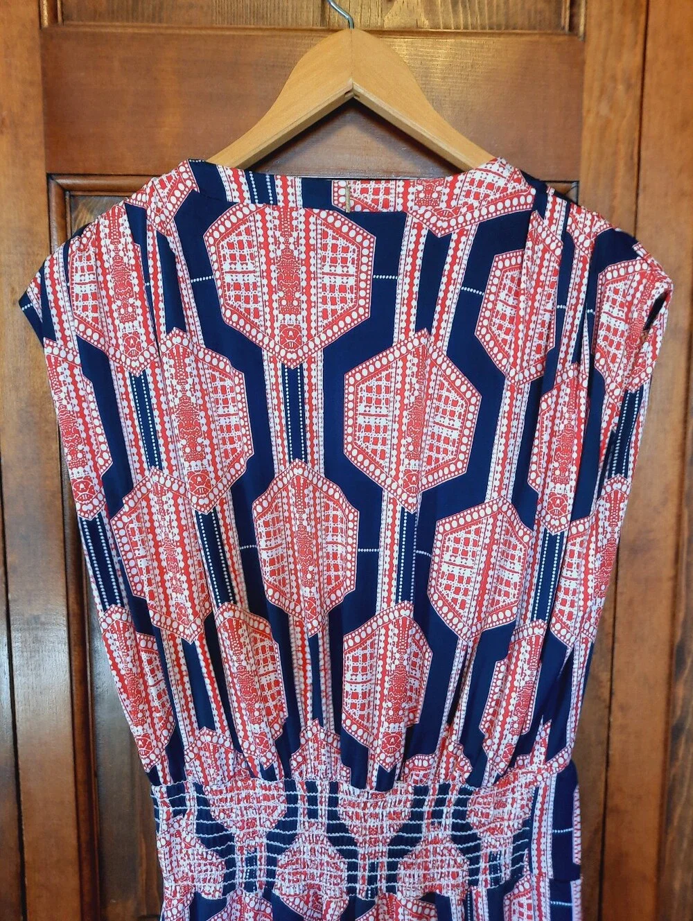 T-Bags Of Los Angeles Geometric Sleeveless Shorts Romper Pockets Size Large - Picture 14 of 16